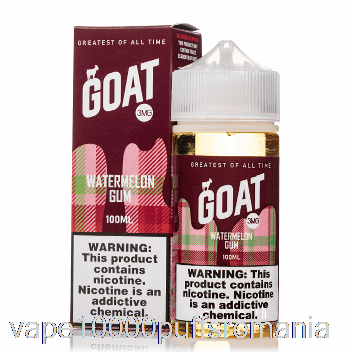 Vape Romania Guma De Pepene Verde - E-lichid De Capra - 100ml 3mg